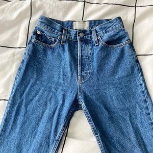 Everlane 90's Cheeky Jean in Medium Blue / size 24